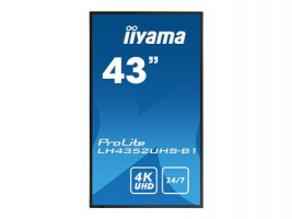 Iiyama ProLite LH4352UHS-B1 - 109 cm (43") - 3840 x 2160 4K