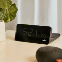 BRAUN BC21 BEU Digital Alarm Clock