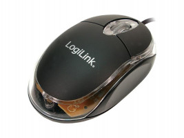 LogiLink mini optická USB myš s LED podsvícením (ID0010) černá