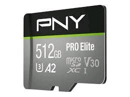 PNY Pro Elite microSDXC UHS U3 V30 512 GB