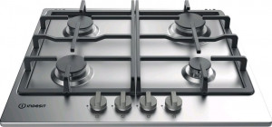 Indesit THP 641 IX/I hob Stainless steel Built-in Gas 4 zone (s)