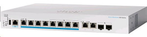 Cisco CBS350 Managed L3 2.5G Ethernet (100/1000/2500) Power over Ethernet (PoE) 1U Black Grey