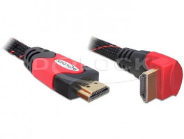 Delock kabel vysokorychlostní HDMI s ethernetem HDMI A (M) > HDMI A (M), 1m (82685)