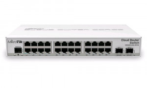 Mikrotik CRS326-24G-2S + IN network switch Managed Gigabit Ethernet (10/100/1000) Power over Ethernet (PoE) White