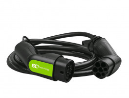 Green Cell EV11 electric vehicle charging cable Black Type 2 3 5 m