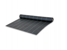 BRADAS BR-AT7032100 Tkaná textilie zahradní s pruhy 3,2 x 100 m černá tkanina (70 g/m2)