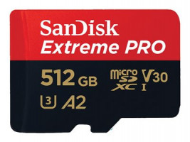 SANDISK 512 GB MicroSDXC Extreme PRO R200/W140