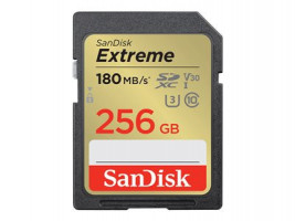 SANDISK 256 GB SDXC Extreme 180MB/130MB