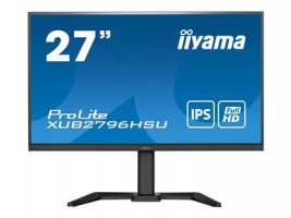 iiyama ProLite XUB2796HSU-B5 16:9 1ms IPS HDMI DisplayPort USB 2.0 VESA Pivot Speaker FullHD Black