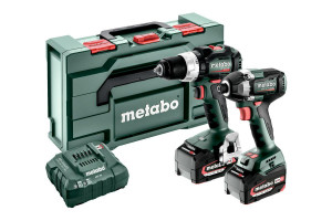 METABO sada nářadí 18V 2.8.4 (BS 18 LT BL + SSD 18 LT 200 BL) 2x5,2Ah METABOX