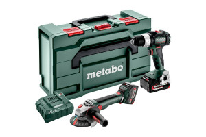 METABO sada nářadí18V 2.9.4 (BS 18 LT BL + WB 18 LT BL 11-125 QUICK) 2x5,2Ah METABOX