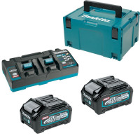 MAKITA 191U00-8 set baterií a nabíječky 40V 2x4,0Ah XGT (BL4040x2+DC40RB)