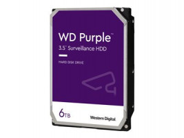 WD PURPLE 6TB / WD64PURZ / SATA III / Interní 3,5"/ 256MB