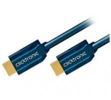 ClickTronic HQ OFC kabel HDMI High Speed s Ethernetem, zlacené kon., 3D, 12.5m (4040849703089)