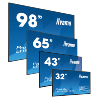 iiyama ProLite LFDs, 138.6cm (54.6''), 4K, USB, Wi-Fi, kit, black
