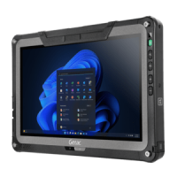 Getac F110, 29,5cm (11,6''), Full HD, GPS, Chip, USB, USB-C, RS232, BT, Ethernet, Wi-Fi, 4G, SSD, Win. 11 Pro, RB FP2154