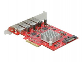 DeLock 90481 PCI Express x4 Card to 4 x SuperSpeed USB 10 Gbps (USB 3.2 Gen 2)