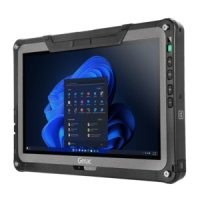 Getac F110G6-EX, Hello Webcam, 2D, 29,5cm (11,6''), Full HD, GPS, RFID, USB, USB-C, BT, Wi-Fi, 4G, SSD, Win. 10 Pro, ATE