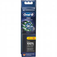 Oral-B Toothbrush heads black Pro CrossAction 10 pcs