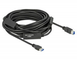 Delock 85381 Kabel USB-A - USB-B 3.1 15m black