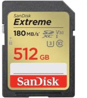 SanDisk 512 GB SDXC Extreme 180MB/130MB