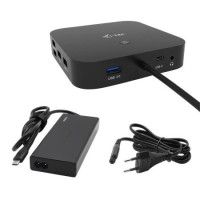 i-tec USB-C HDMI DP Docking Station mit Power Delivery 65W + 77W Univ. Charger