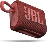 JBL Go 3 Portable Waterproof Bluetooth Speaker - Red