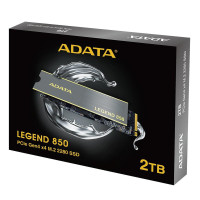 ADATA LEGEND 850 ALEG-850-2TCS internal solid state drive M.2 2 TB PCI Express 4.0 3D NAND NVMe