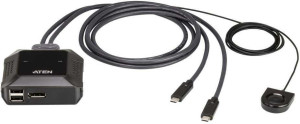 Aten US3312 Switch 2P USB-C 4K DP