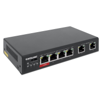 INTELLINET 6-Port Fast Ethernet Switch 4 PoE-Ports