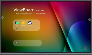 VIEWSONIC ViewBoard 50serie touchscreen 75" - UHD - Android 11.0 - IR 400 nits - 2x15W + sub 16W - USB-C - 8/64GB