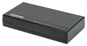 INTELLINET Desktop 8-Port Gigabit Ethernet Switch black