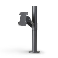 Ergonomic Solutions Pole with VESA mount on angled