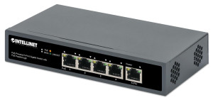 Intellinet 4-Port Gigabit+1GE (PD) High PoE Switch