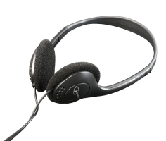 Gembird stereo headphones s volume control, black (MHP-123)