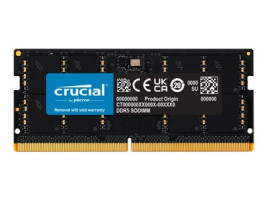 Crucial - DDR5 - modul - 48 GB - SO-DIMM 262 pinů - 5600 MHz / PC5-44800 - CL46 - 1.1 V - on-die ECC - černá