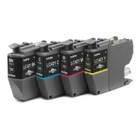 Brother Ink Cart. LC-421VAL for DCP-J1050DW, -J1140DW, MFC-J1010DW black/cyan/magenta/yellow LC421VAL