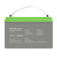 Qoltec Deep Cycle gel battery 12V, 100Ah