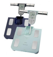 Omron BF511 Square Blue Electronic personal scale