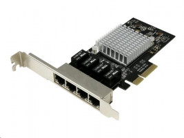 StarTech .com 4-Portový Gigabit Ethernet sieťová karta, PCI Express, Intel I350 NIC