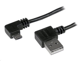 StarTech Micro-USB kábel s pravouhlým konektorom, M/M, 1 m