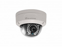 LevelOne IPCam FCS-3087 Dome Out 5MP H.264 IR  5W PoE