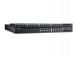 Dell - Networking N1524P - Switch - L2 + - riadený - 24 x 10/100/1000 + 4 x 10 Gigabit SFP +, PoE +