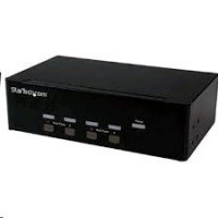 StarTech -4-portový KVM prepínač, duálny VGA a 2-portový USB Hub-USB 2.0