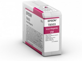 Atramentová kazeta Epson purpurová T850300, 80 ml