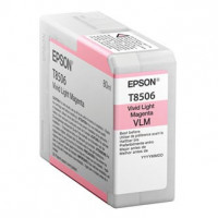 Atramentová kazeta Epson purpurová T850600, 80 ml