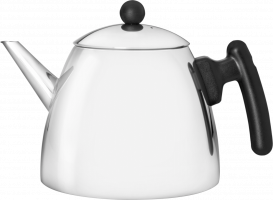 Bredemeijer Teapot Classic II kanvica strieborno-čierna