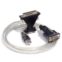 Wiretek Konvertor USB2.0 - serial RS232 kábel