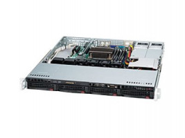 Server Geh Super Micro 1U/2x400W/4x3,5" SC813MFTQC-R407CB bez OS