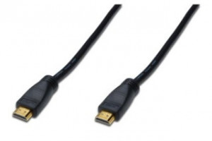 HDMI kábel Digitus HighSpeed Ethernet V1.3 3D GOLD AM/M 30.0 so zosilňovačom (AK-330105-300-S)